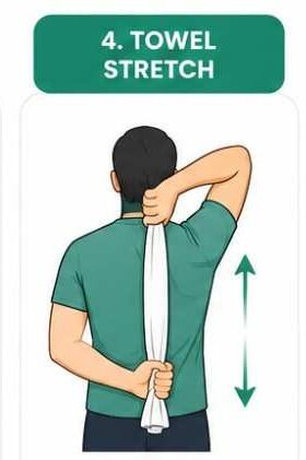 Exercises Towel Stretch