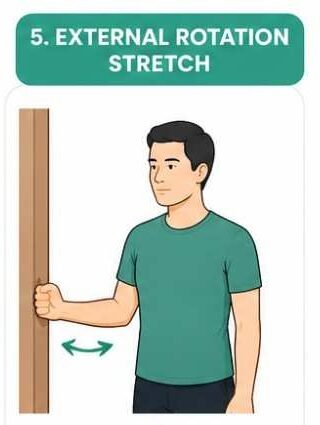 Exercises external Rotation Stretch
